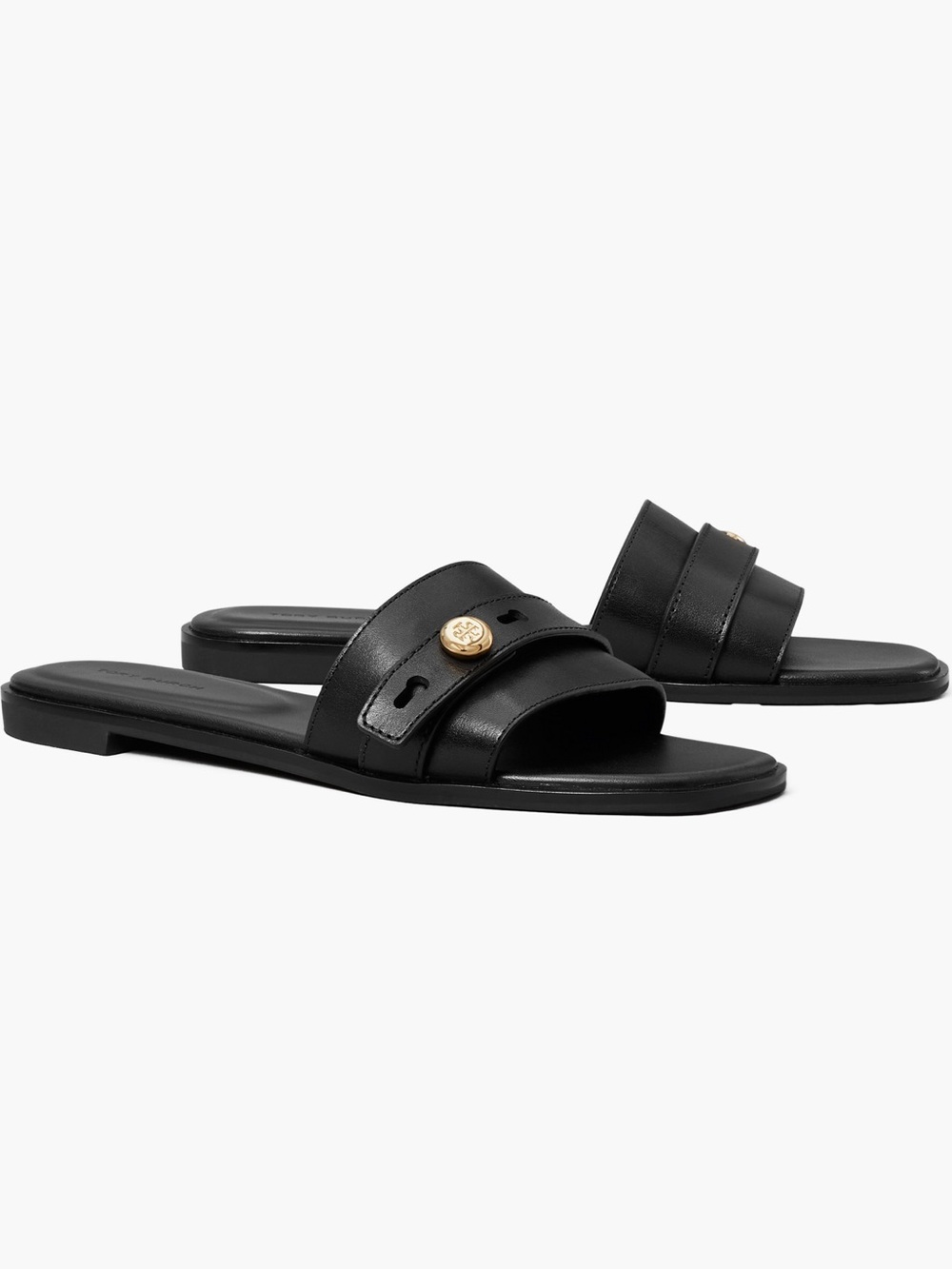 NEW Tory Burch Romy Slide Sandal in Perfect Black